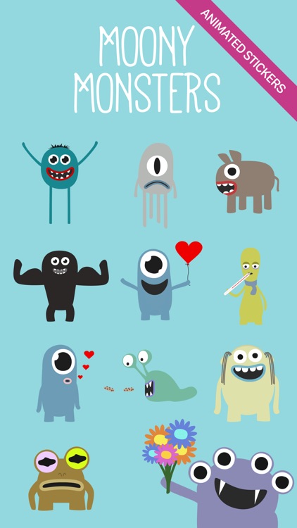 Moony Monsters animated
