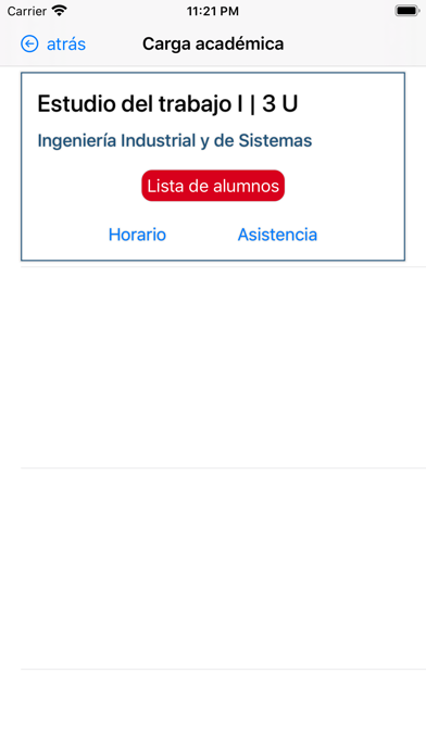 UMM Docente Screenshot