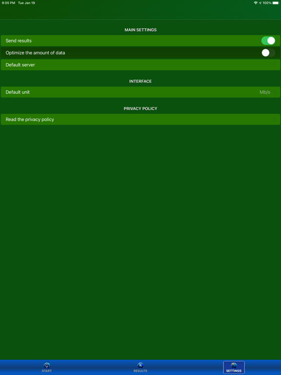 V-SPEED Speed Test iPad screenshot 5 - Utilities app