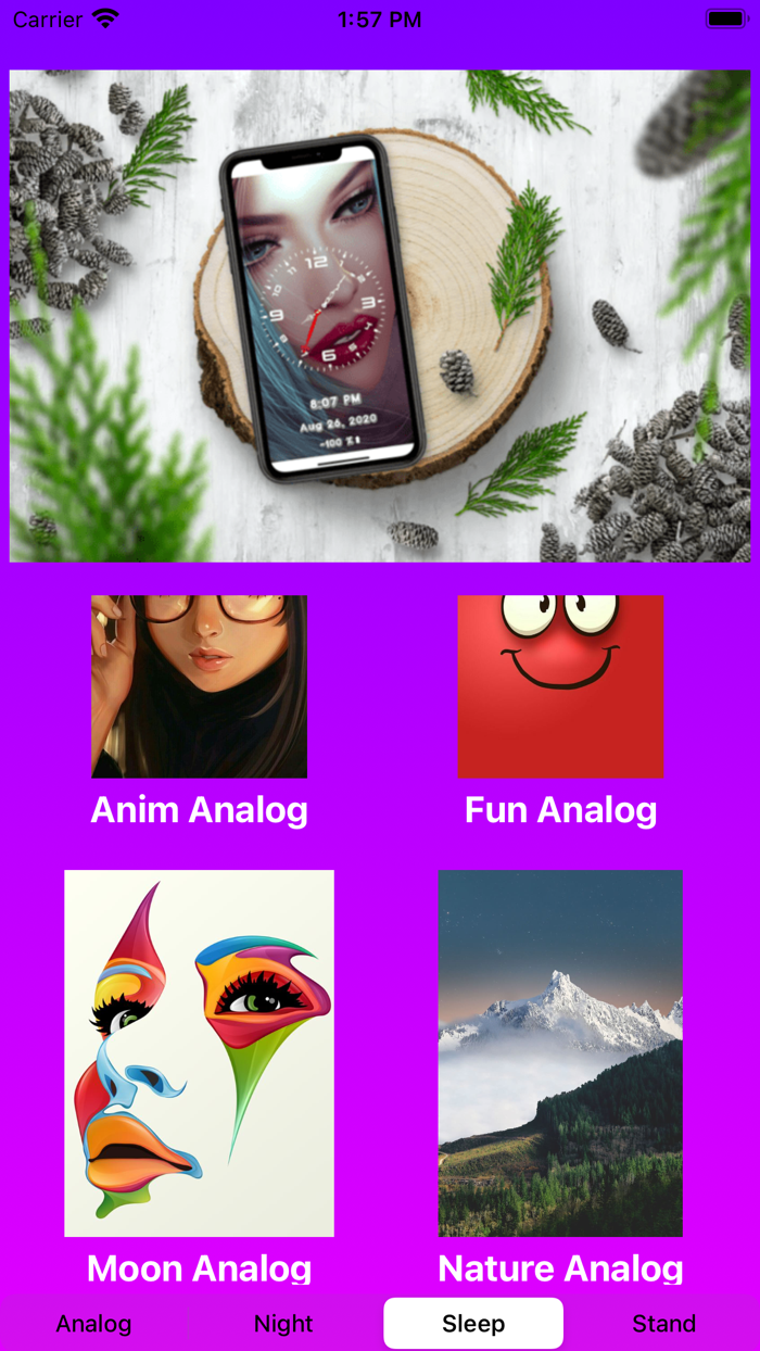 Analog Clock - Stand Face Time