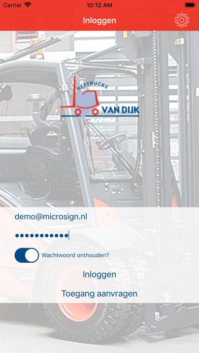 Van Dijk Heftrucks Screenshot