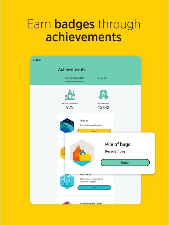 myTOMRA iPad screenshot 4 - Food & Drink app