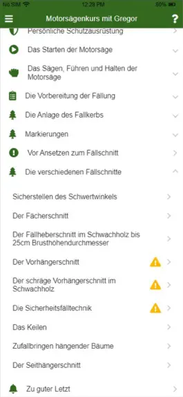 Game screenshot Motorsägenkurs apk