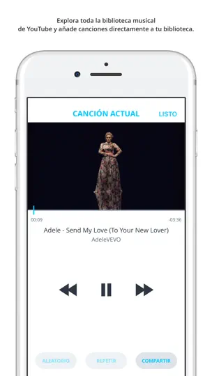 Captura de pantalla de Music App - Transmitir en iPhone 3