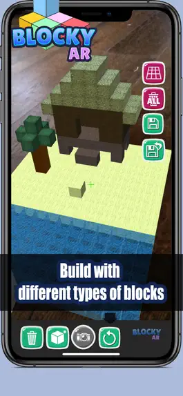 Game screenshot Blocky AR - Limitless Creation apk