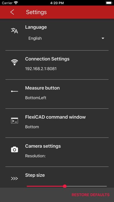 Flexijet Smart Remote Screenshot