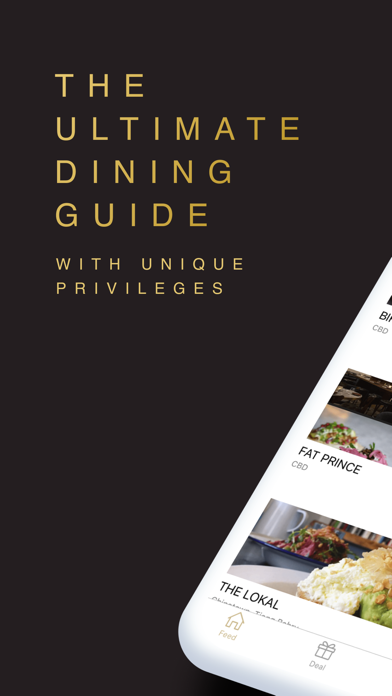 Hungry in - Dining Privileges Screenshot