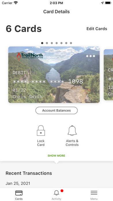 TrailNorth CardCompass Screenshot