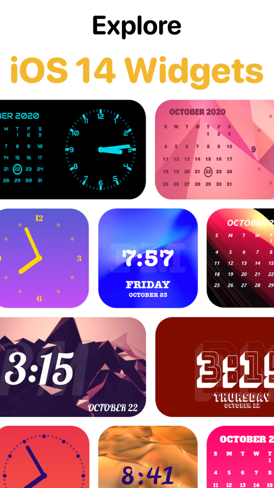 #1. Widget: Custom Widgets Gallery (iOS) 由: Planner X LLC