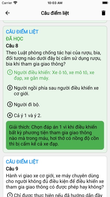 Ôn Thi GPLX 600 Câu Mới Nhất