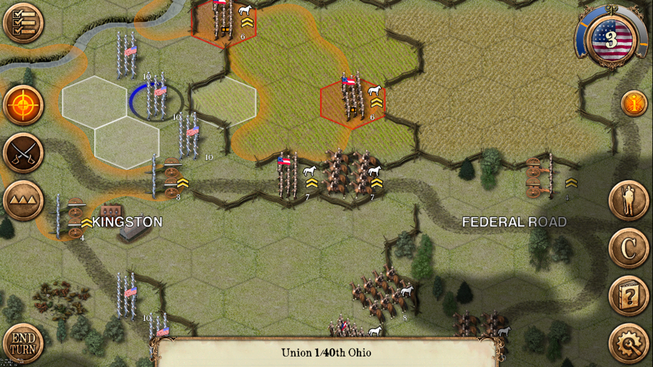 #1. Chickamauga Battles (iOS) 由: Hunted Cow Studios Ltd.