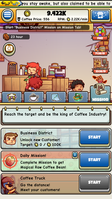 Own Coffee Shop: Idle Game Screenshot