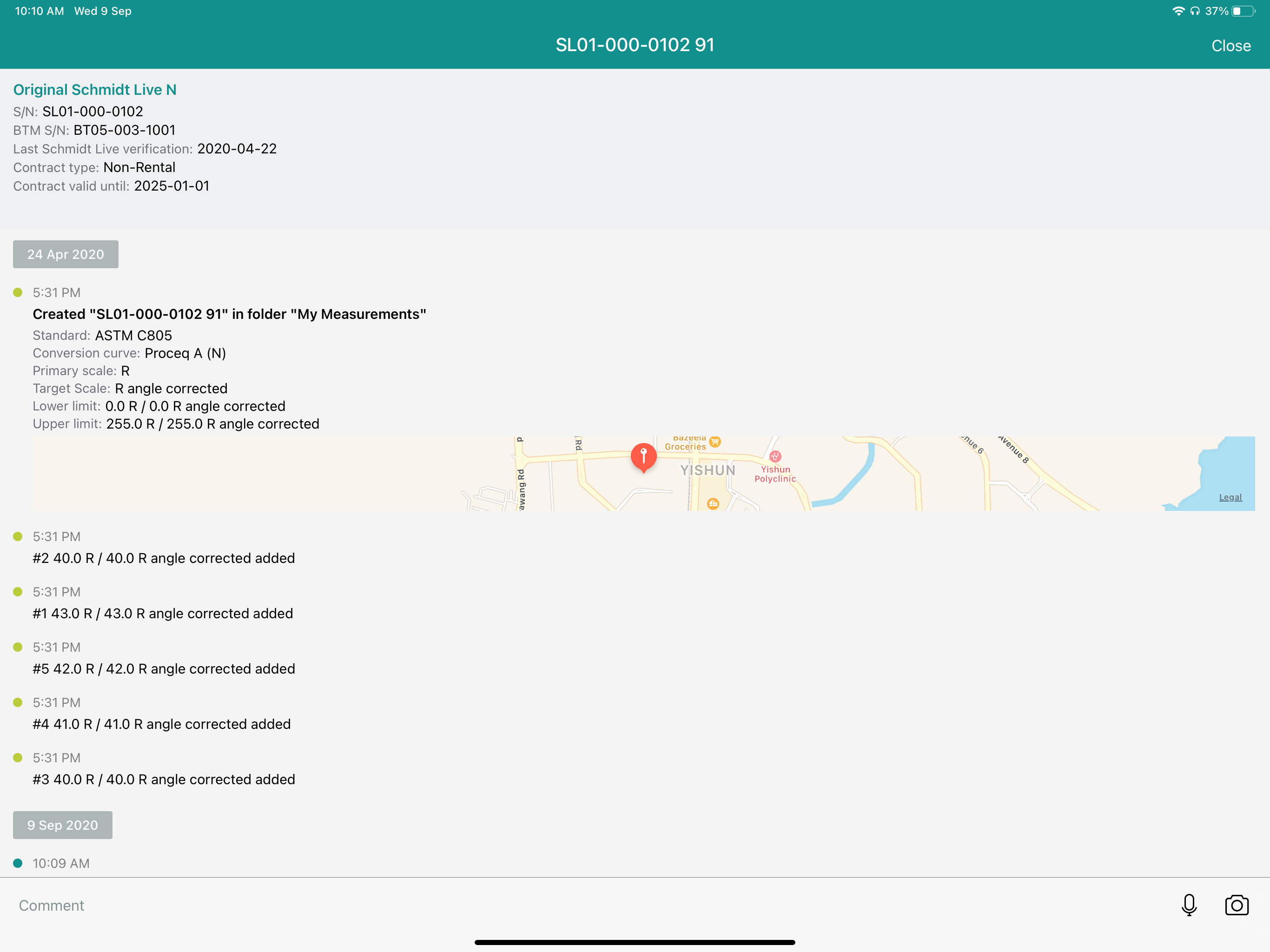 Schmidt Rebound Hammer screenshot 11
