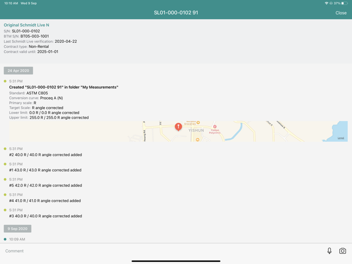 Schmidt Rebound Hammer