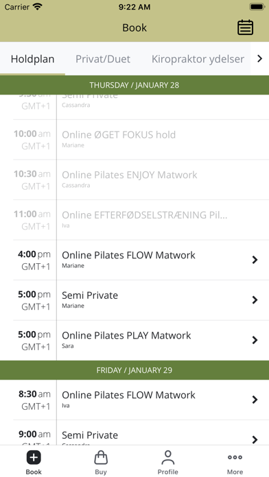 Pilates B Screenshot