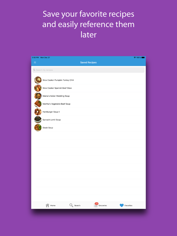 Soupz: Chili & Stew Recipes iPad screenshot 6 - Food & Drink app