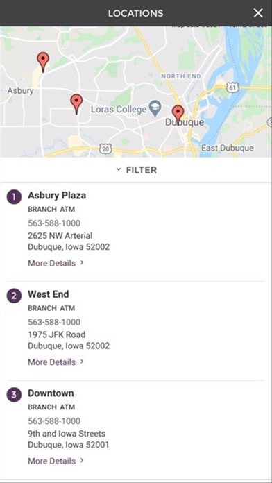 Premier Bank Dubuque Screenshot