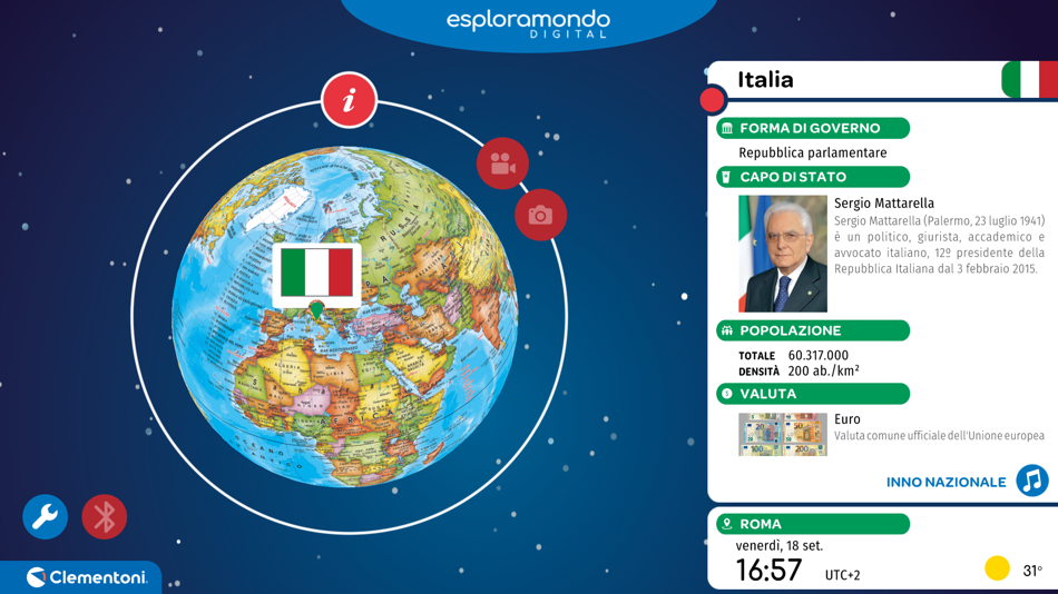 #4. Interactive Digital Globe (iOS) 由: Clementoni S.p.A.
