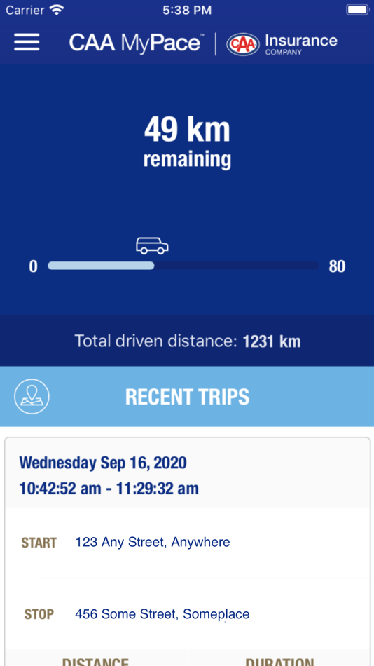 #2. CAA MyPace (iOS) 由: CAA Insurance Company