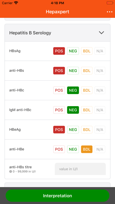 Screenshot #3 pour Hepatitis Serology Interpreter