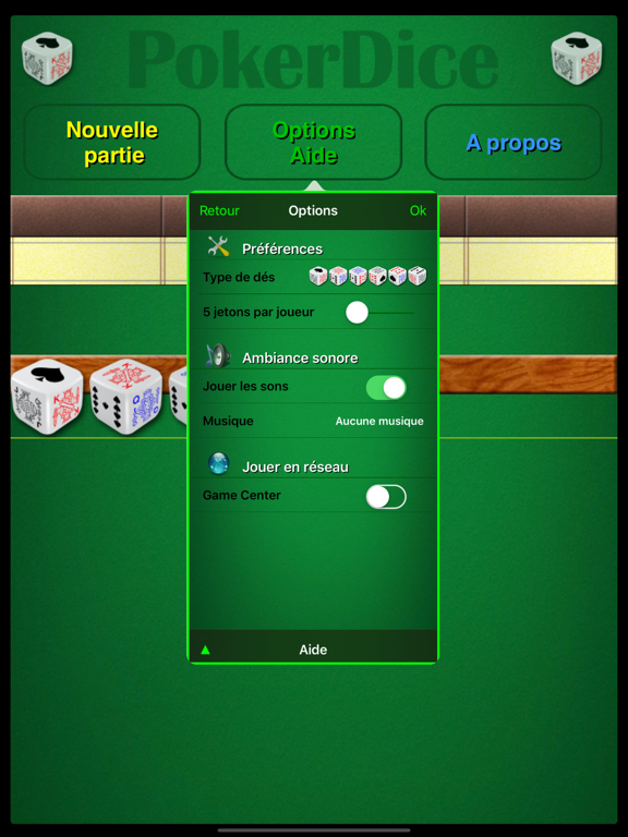 Screenshot #5 pour Jeu de dés : Poker Dice