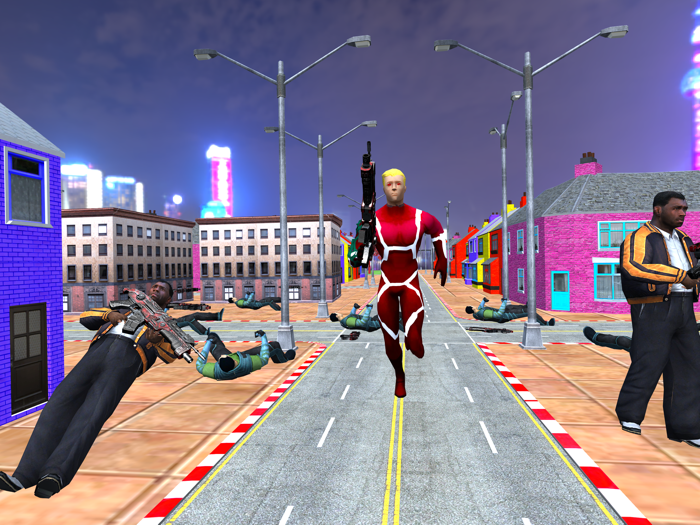 Superhero vs kidnapers