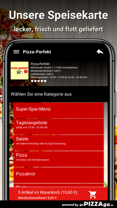 Pizza-Perfekt Schwaikheim screenshot 4