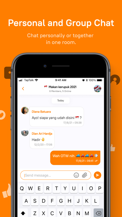 TapTalk Screenshot