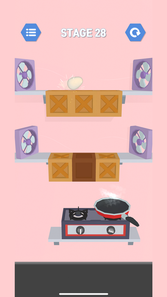 #3. Egg drop 3D (iOS) 由: MondayOFF