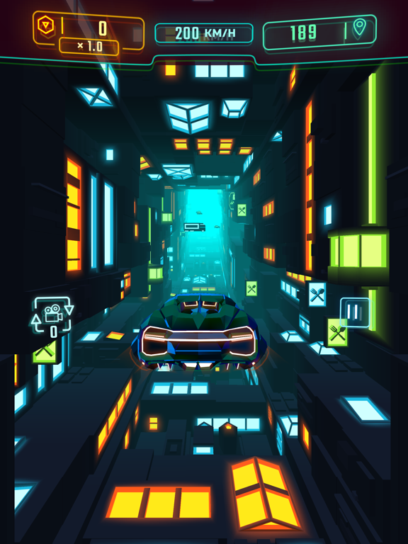 Screenshot #4 pour Neon Flytron: Cyberpunk Flight