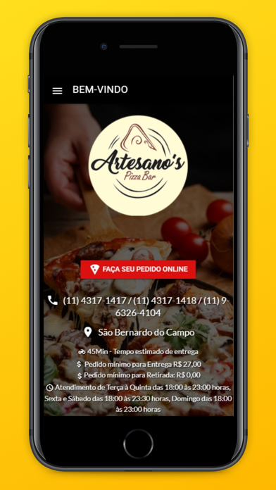 Artesano's Pizza Bar Screenshot
