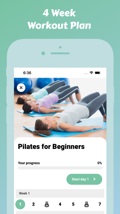 Pilates Workout Plan Screenshot