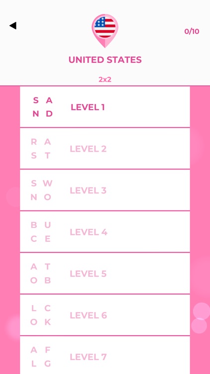 PINK WORD BRAIN screenshot-4