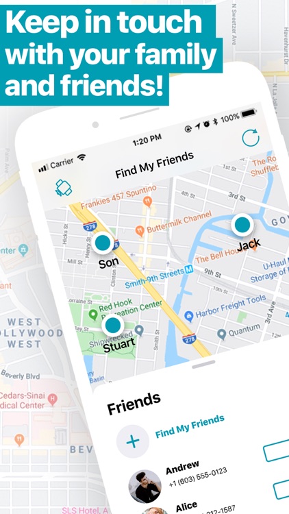Find my Phone, Friends - iMapp screenshot-0