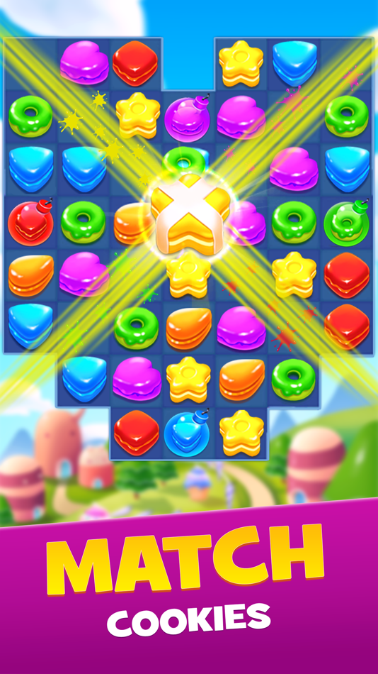 #1. Sweet Cookie Drop (iOS) 由: Pham Duc Huong