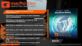 basics course for wordpress iphone screenshot 2