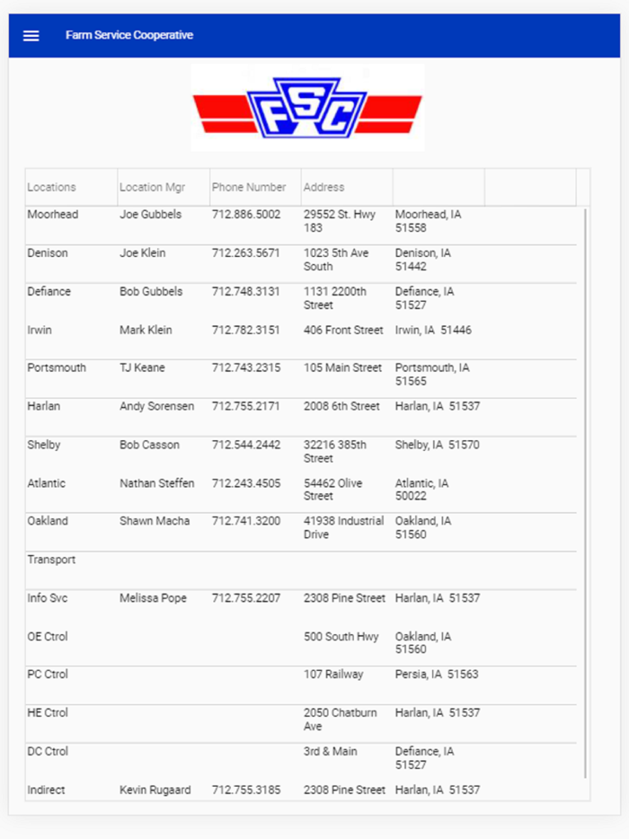 Farm Service Cooperative