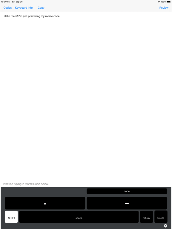 Screenshot #4 pour Morse Code Keys