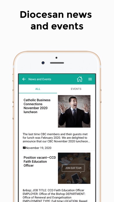 Catholic Diocese of Wollongong Screenshot