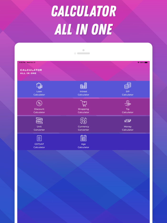 Finance Calculator All in One