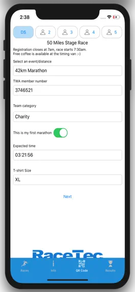 Game screenshot RaceTec QRCode mod apk