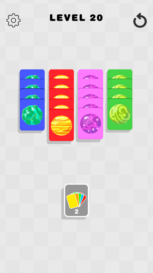 #4. Card Sort 3D (iOS) By: Mood Games OU