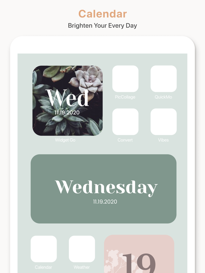 PicCo Widget Custom Homescreen
