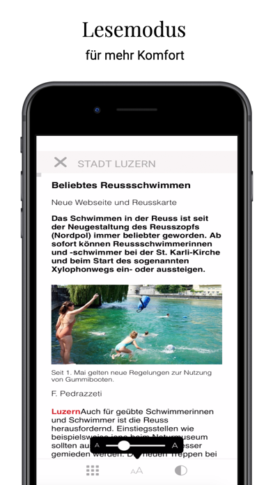 Swiss Regiomedia E-Paper Screenshot