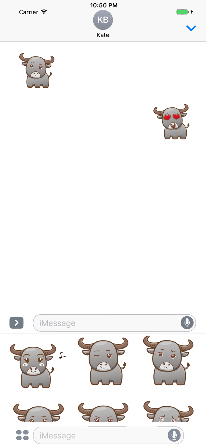 Sticker Me Cute Buffalo