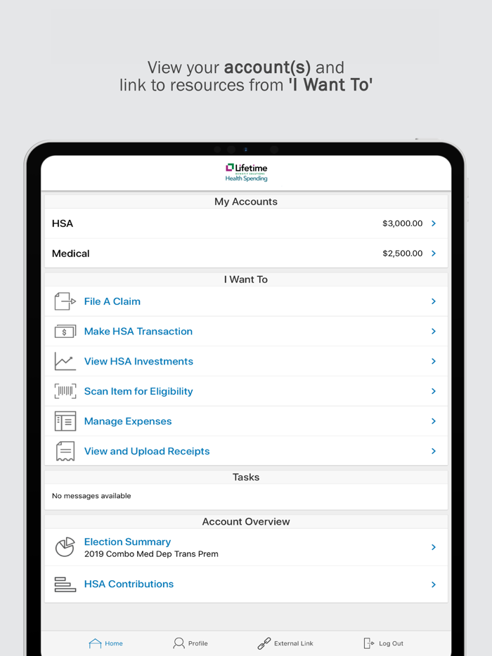 LBS Health Spending App