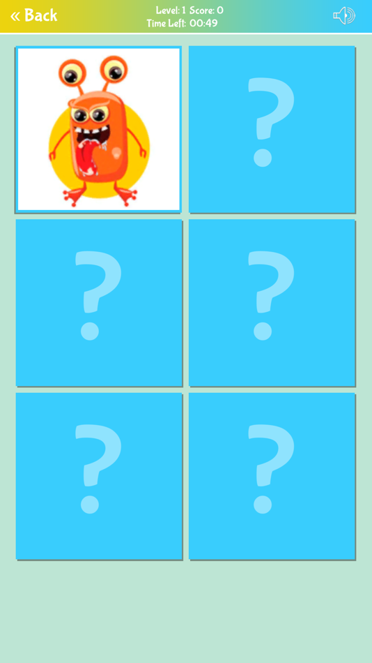 #5. Cute Monsters Matching Game (iOS) 由: Edise Soluciones SL