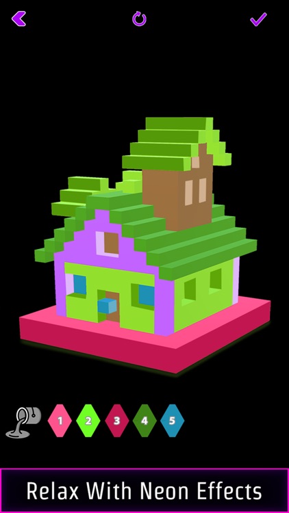 Glow House Voxel - Neon Draw