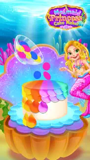 mermaid cake maker chef iphone screenshot 2