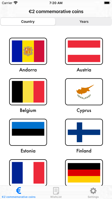 2 Euro coins Screenshot